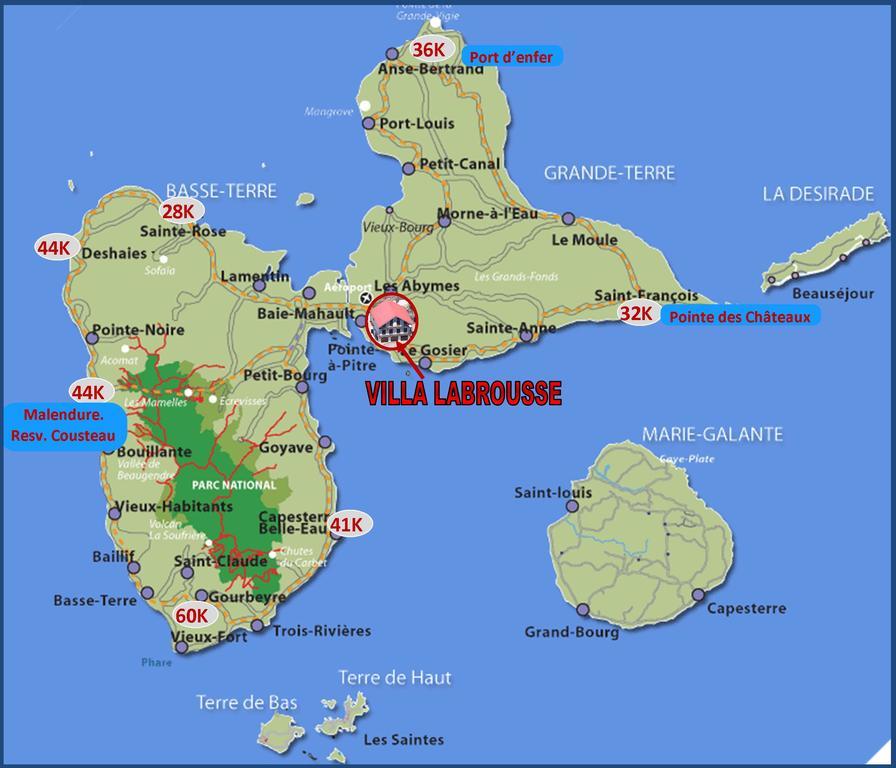 Villa Labrousse Le Gosier  Eksteriør bilde